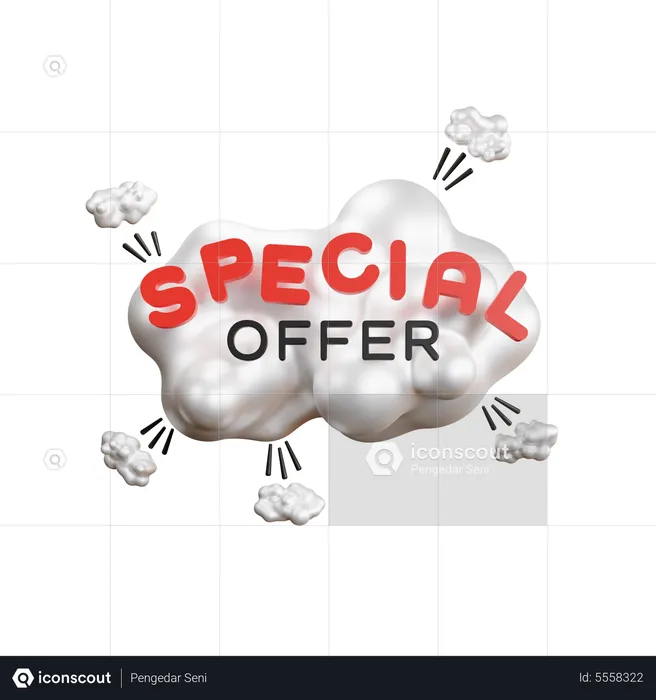 Special Offer Clod Bubble  3D Icon