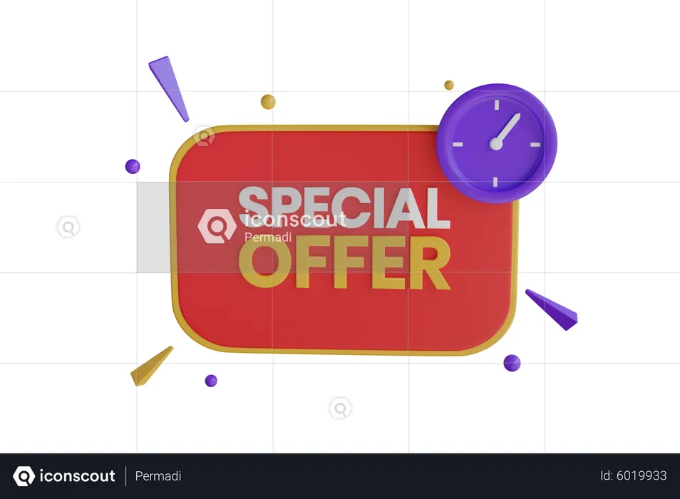 Special Offer day  3D Icon