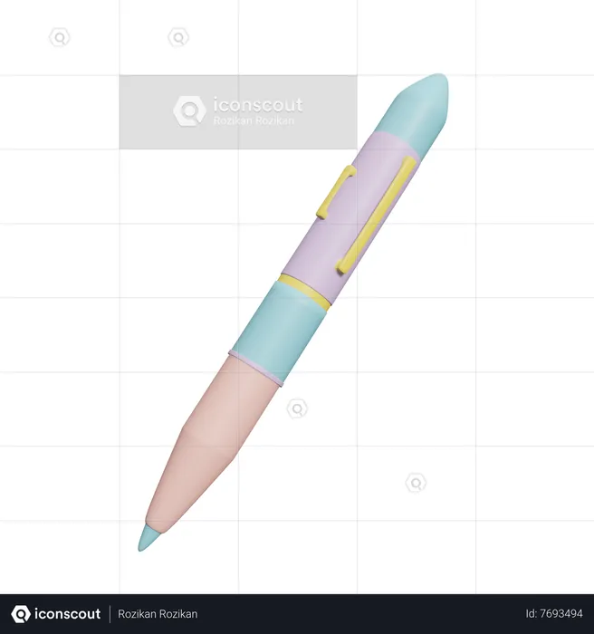 Specialized Pencil  3D Icon