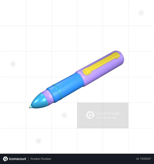 Specialty Pencil  3D Icon