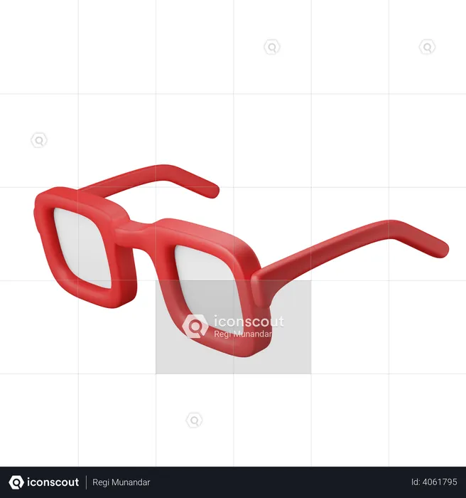 Spectacles  3D Illustration