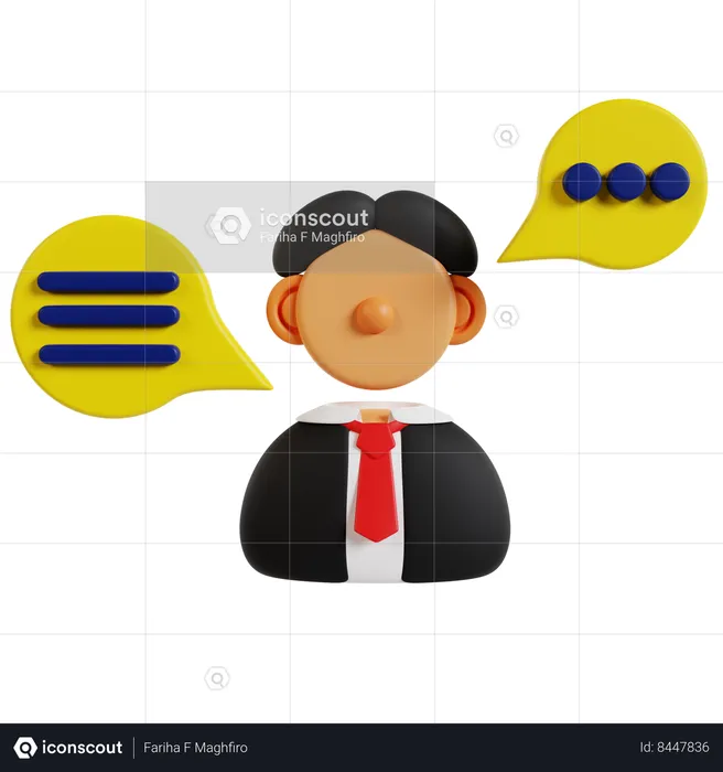 Speech bubble  3D Icon