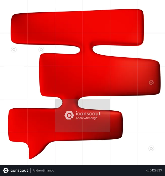 Speech Bubble  3D Icon