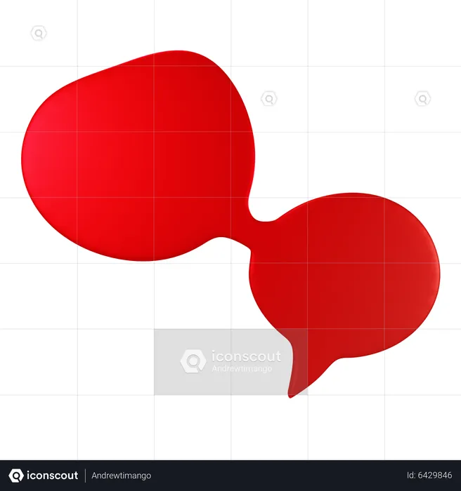 Speech Bubble  3D Icon