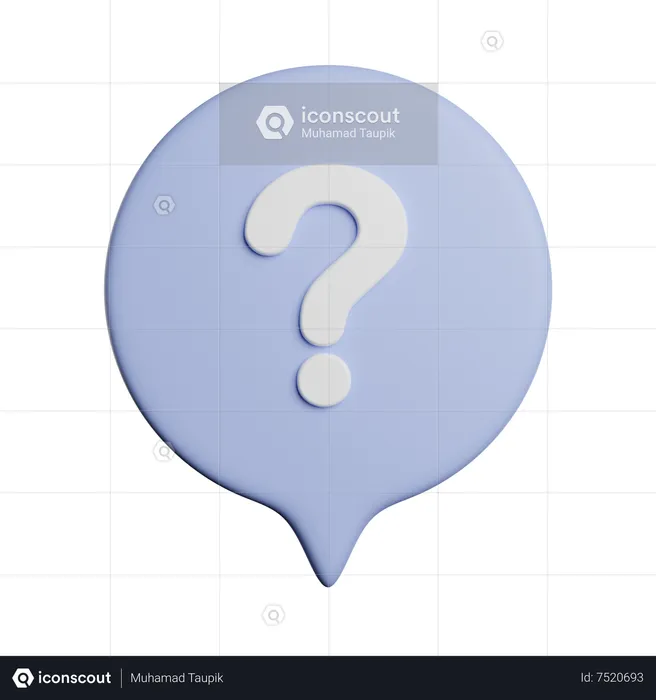 Speech Bubble  3D Icon