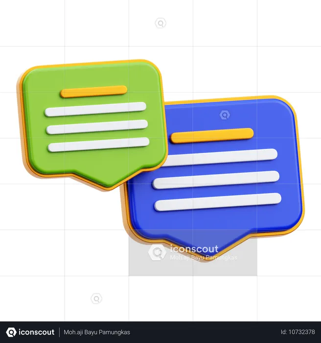 Speech Bubble  3D Icon