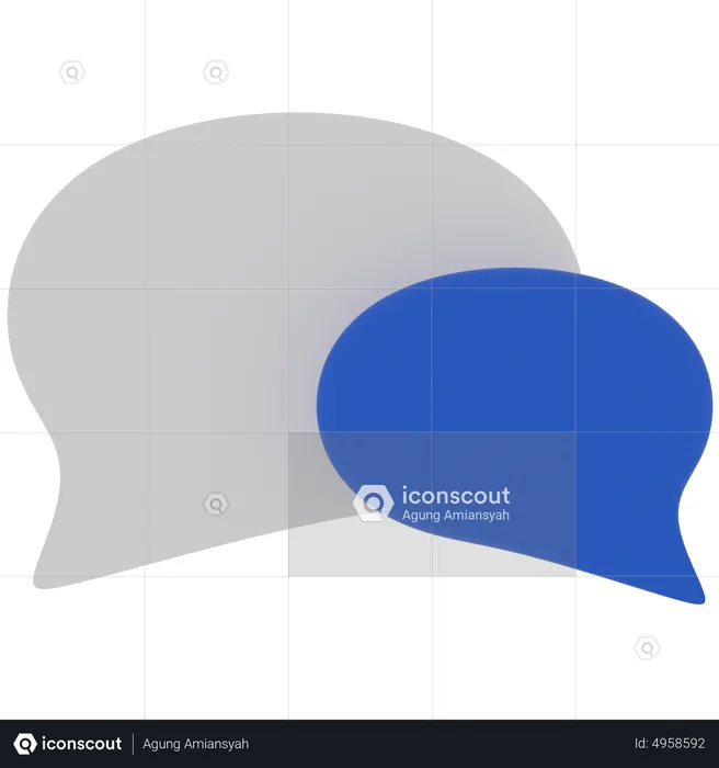 Speech Bubble  3D Icon