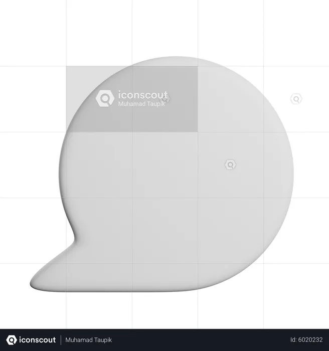 Speech Bubble  3D Icon