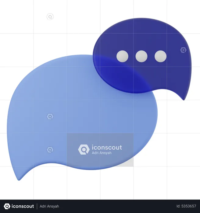 Speech Bubble  3D Icon