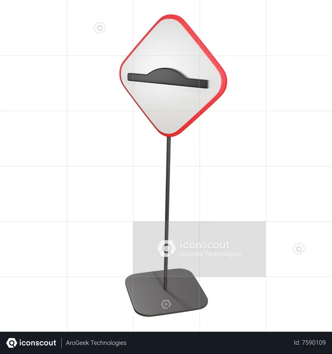 Speed Breaker  3D Icon