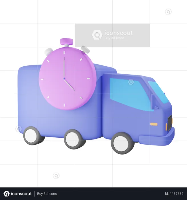 Speed Delivery  3D Illustration