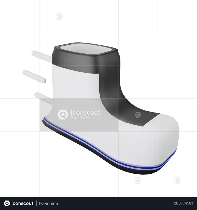 Speed Shoe  3D Illustration