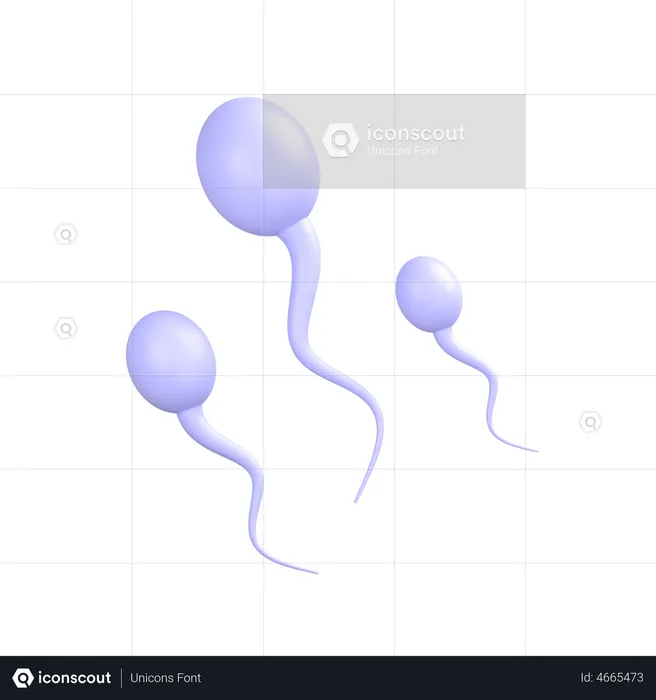 Sperm  3D Icon