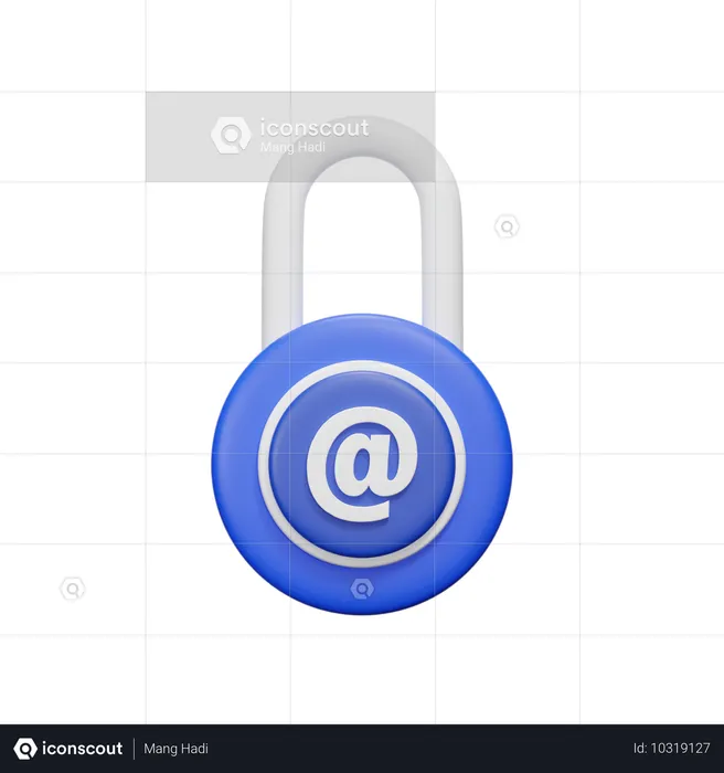 Mail sperren  3D Icon