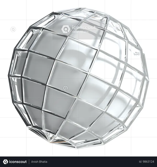 Sphere Abstract Shape  3D Icon