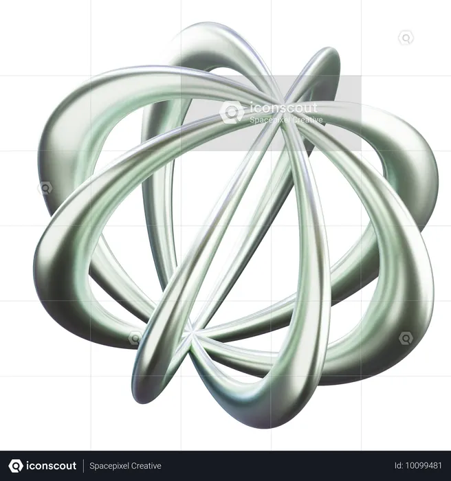 Sphere Abstract Shape  3D Icon