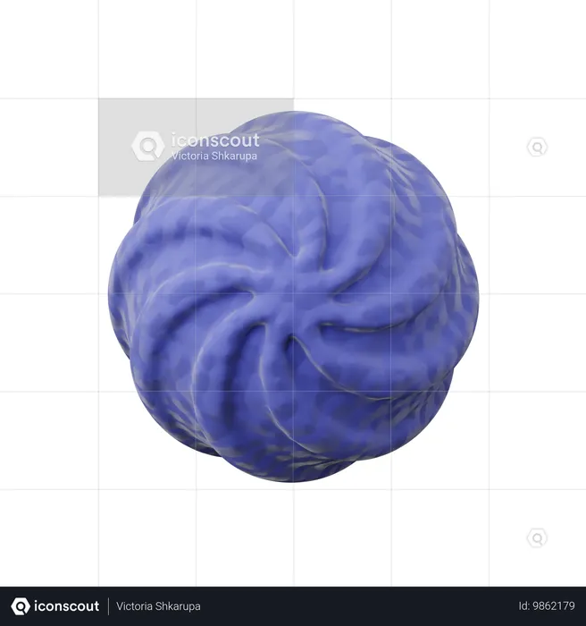 Forme abstraite de sphère  3D Icon