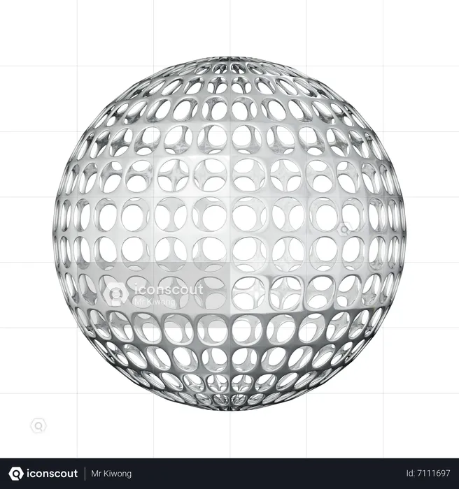 Sphere Ornament  3D Icon