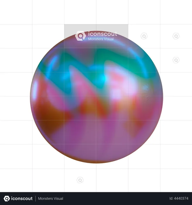 Sphere Shape  3D Illustration