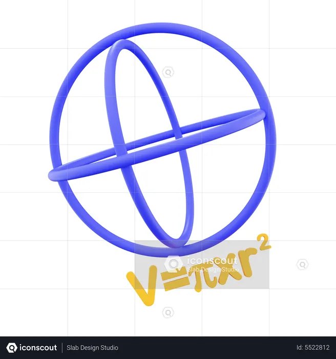 Sphere Volume  3D Icon
