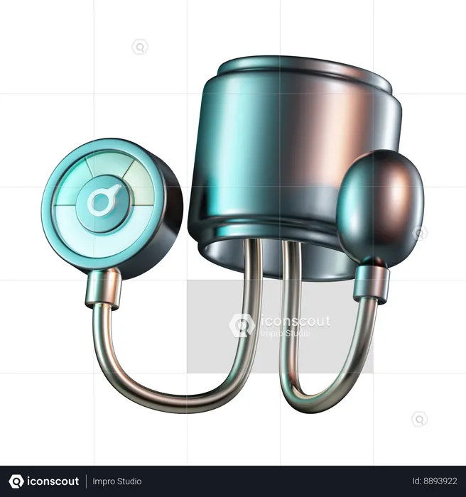 Sphygmomanometer  3D Icon