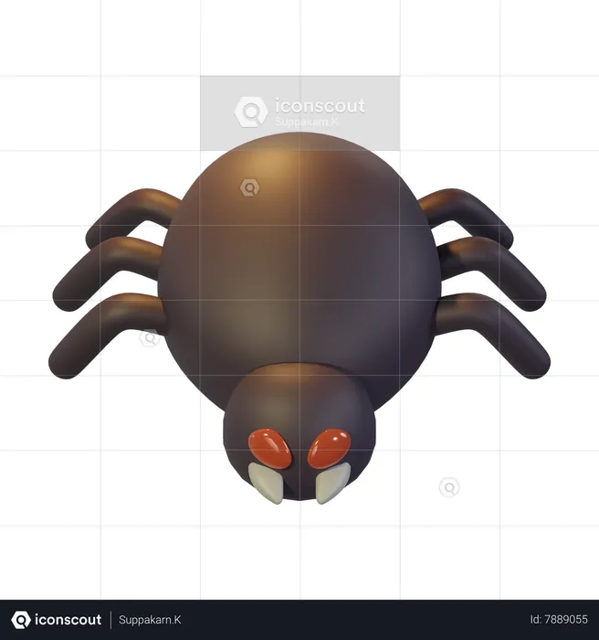 Spider  3D Icon