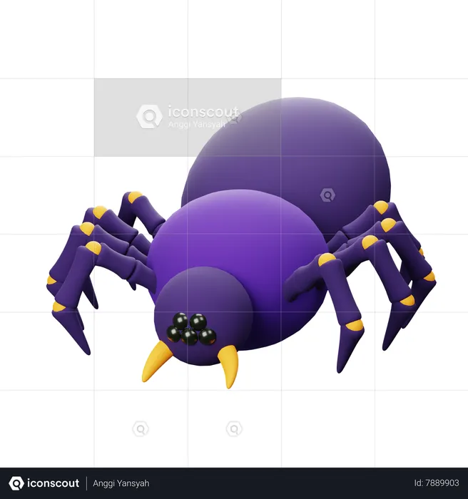 Spider  3D Icon