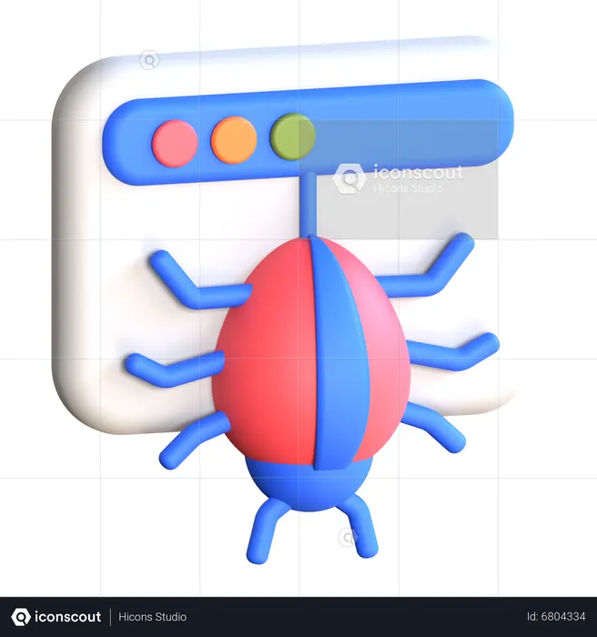 Spider  3D Icon