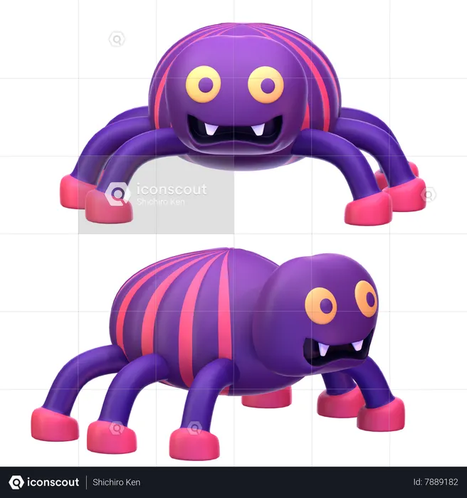 Spider  3D Icon