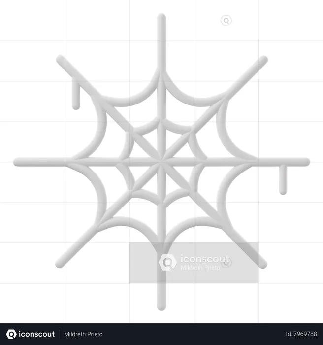 Spider Web  3D Icon