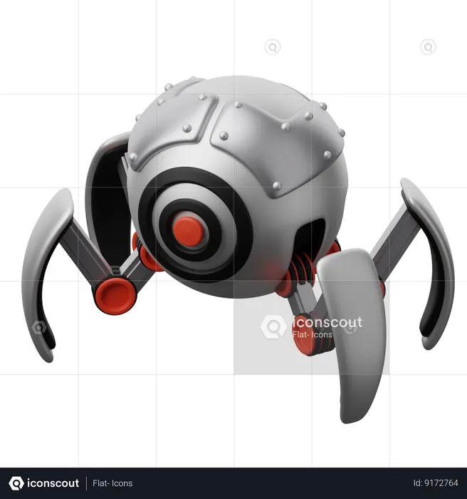 Spiderbot  3D Icon