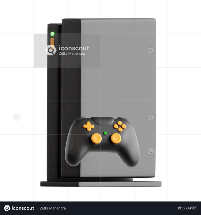 Spielkonsole  3D Icon