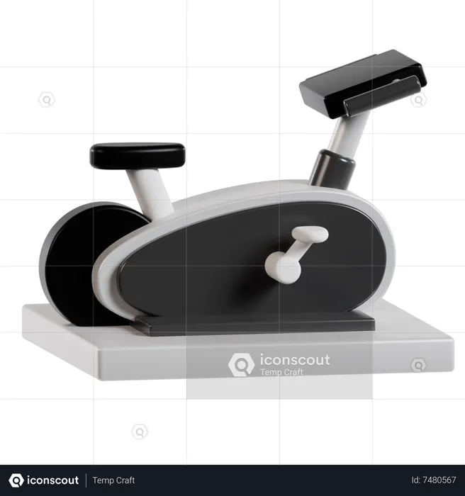 Spin Bike  3D Icon