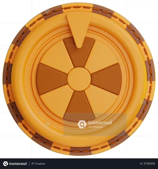 Spin Wheel  3D Icon