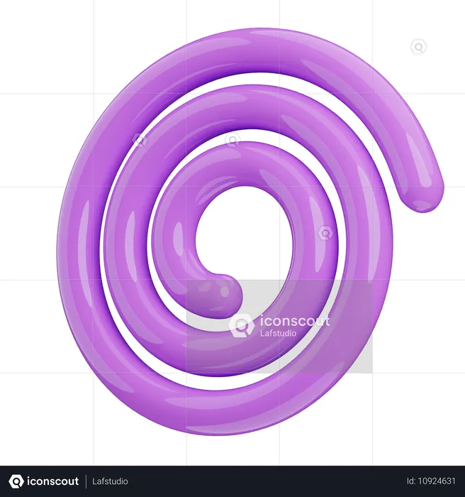 Spiral  3D Icon