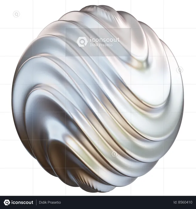 Spiral Circle  3D Icon