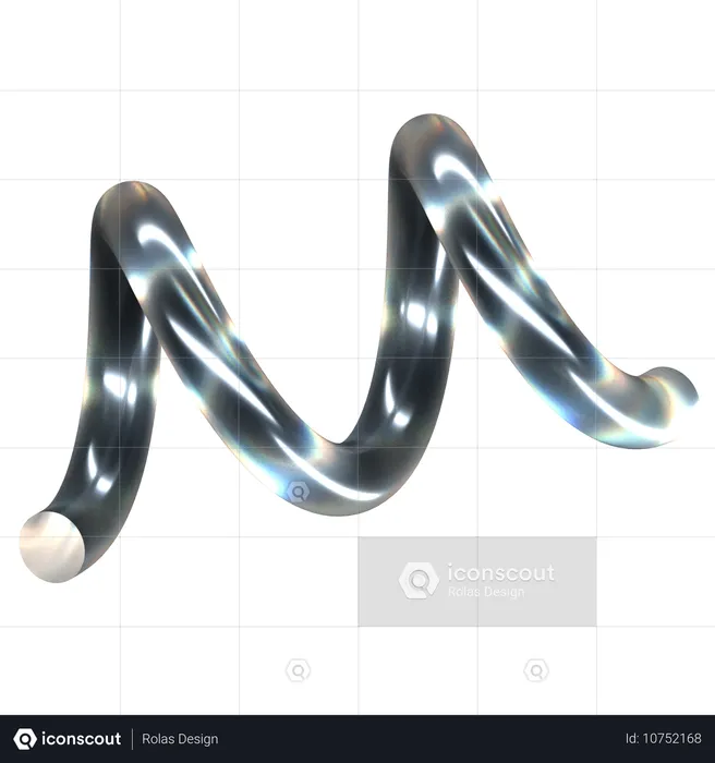 Spiral Glass Dispersion  3D Icon