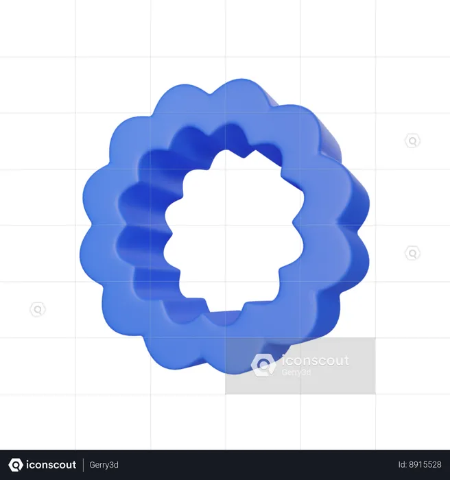 Spiral round  3D Icon