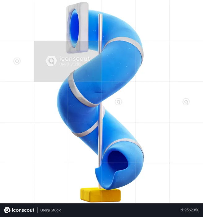 Spiral Tunnel  3D Icon