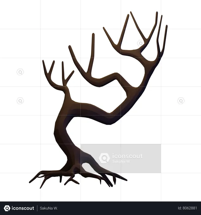 Spooky Tree  3D Icon