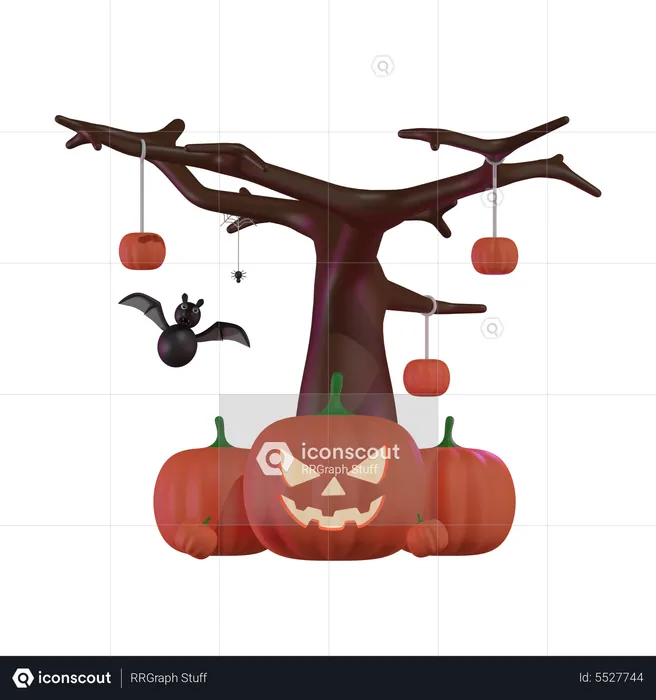 Spooky Tree  3D Icon