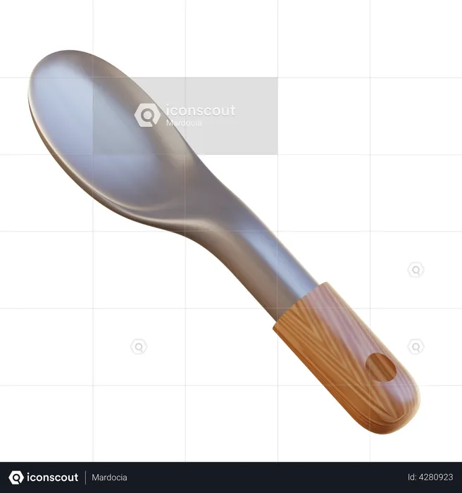 Spoon  3D Illustration
