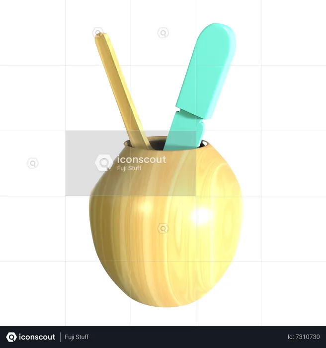 Spoon And Fork  3D Icon