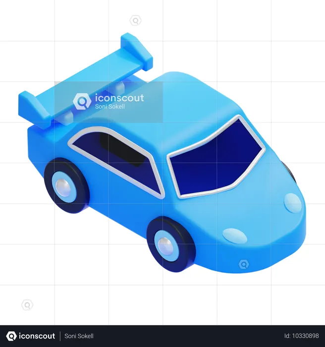 スポーツカー  3D Icon