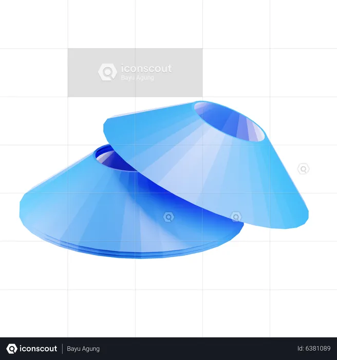 Sport Cone  3D Icon