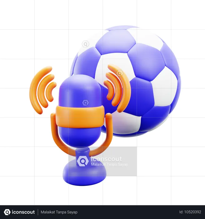 Sport-Podcast  3D Icon