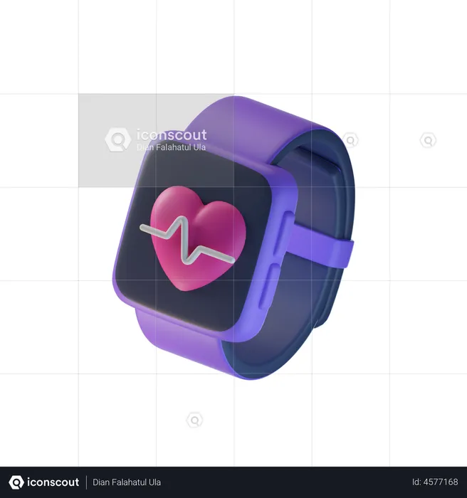 Sport Smartwatch  3D Illustration