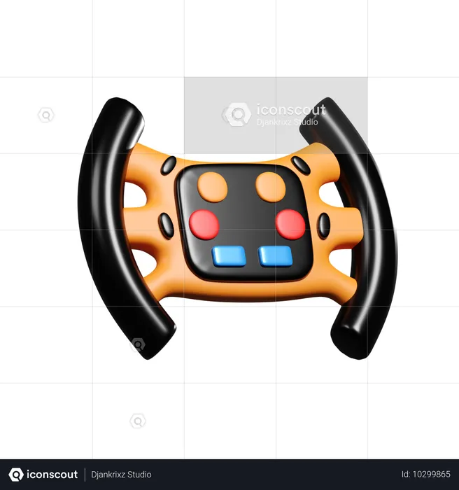 Sport Steering Wheels  3D Icon