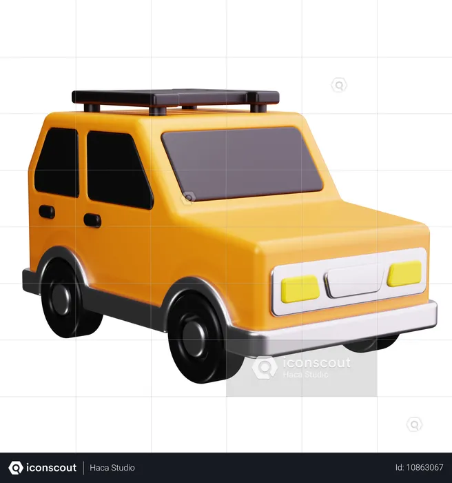 Sport Utility Vehicle  3D Icon