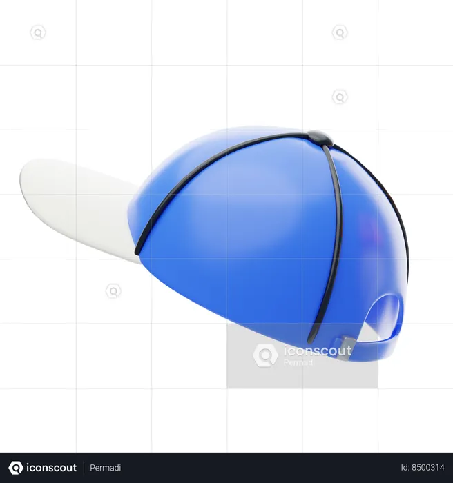 Sports Cap  3D Icon